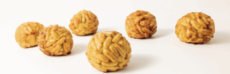 Panellets de pinyons de l’Abraham